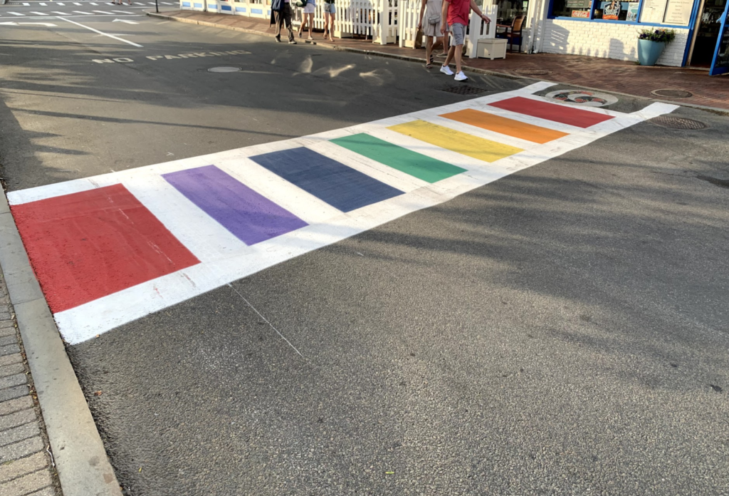 Provincetown Rainbow Crosswalk